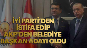 İYİ Parti’den istifa edip AKP'den belediye başkan adayı oldu